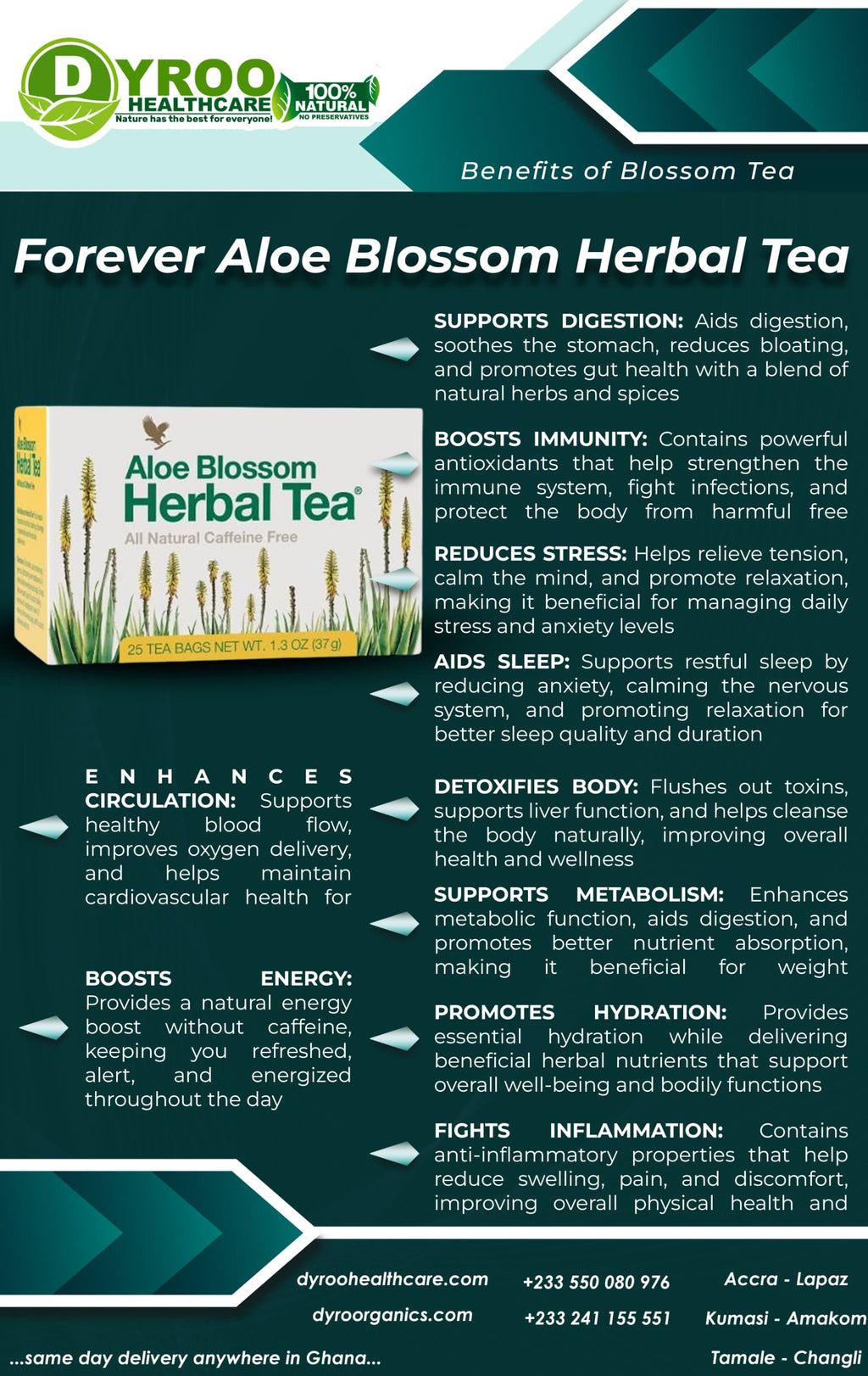 Aloe Blossom Tea Ghana