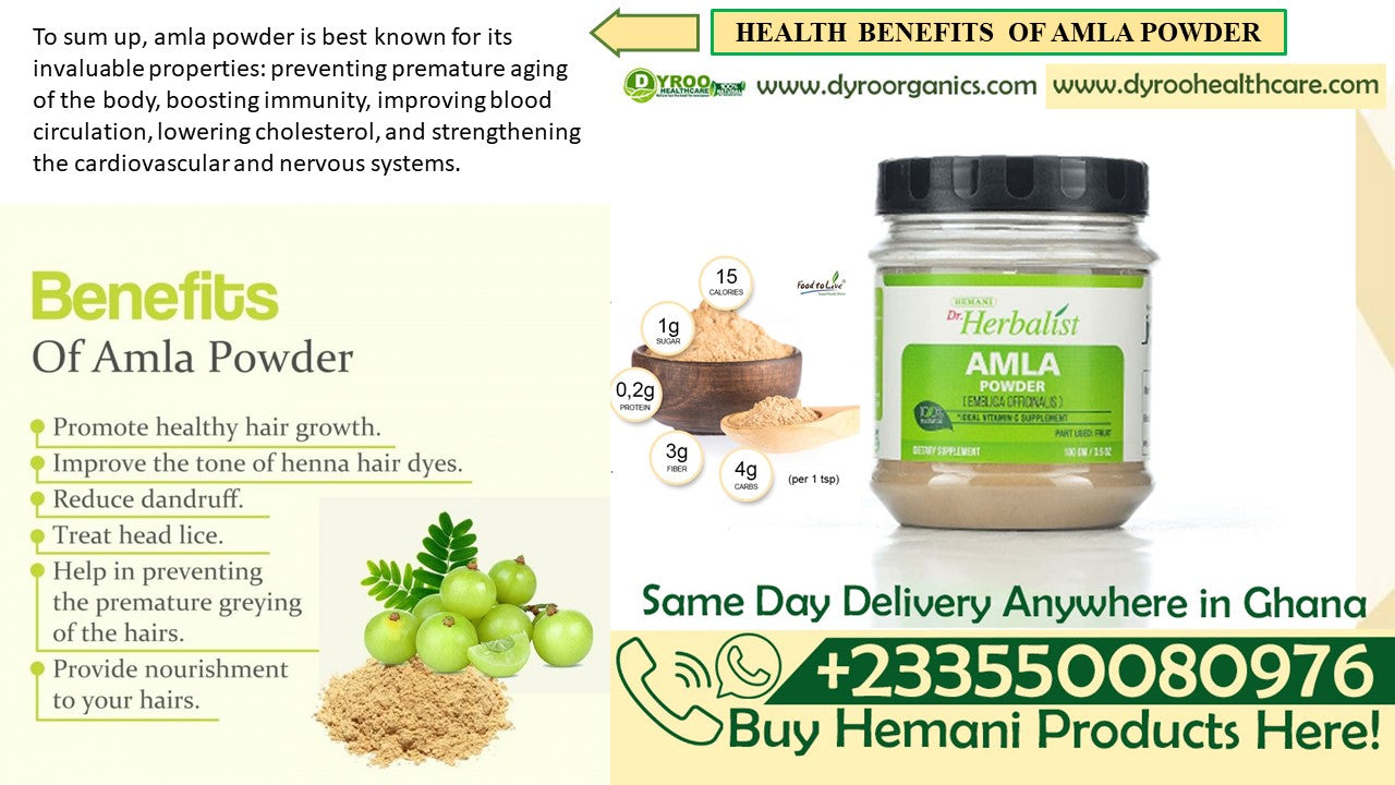 Dr Herbalist Amla Powder 100g | Organic Amla Powder