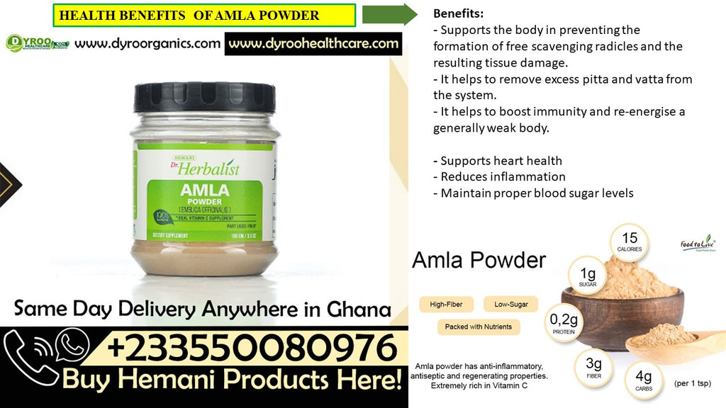 Dr Herbalist Amla Powder 100g | Organic Amla Powder