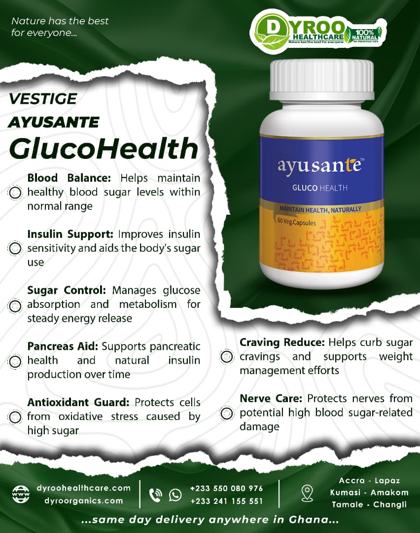 Ayusante Glucohealth Benefits