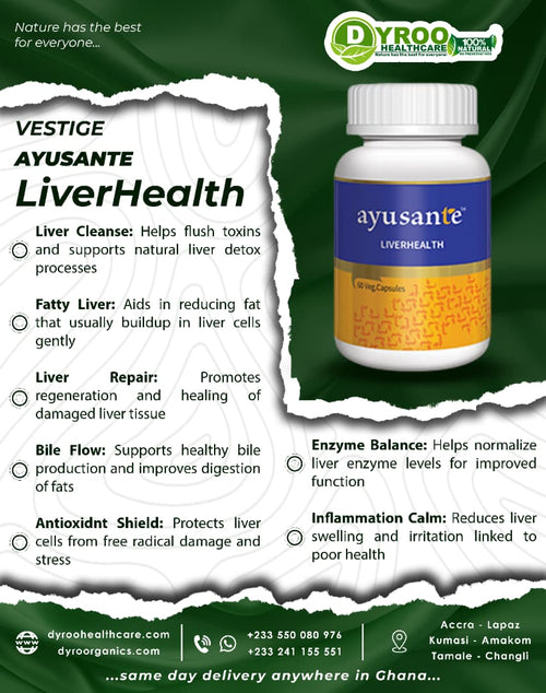 Ayusante Liverhealth Beneifts