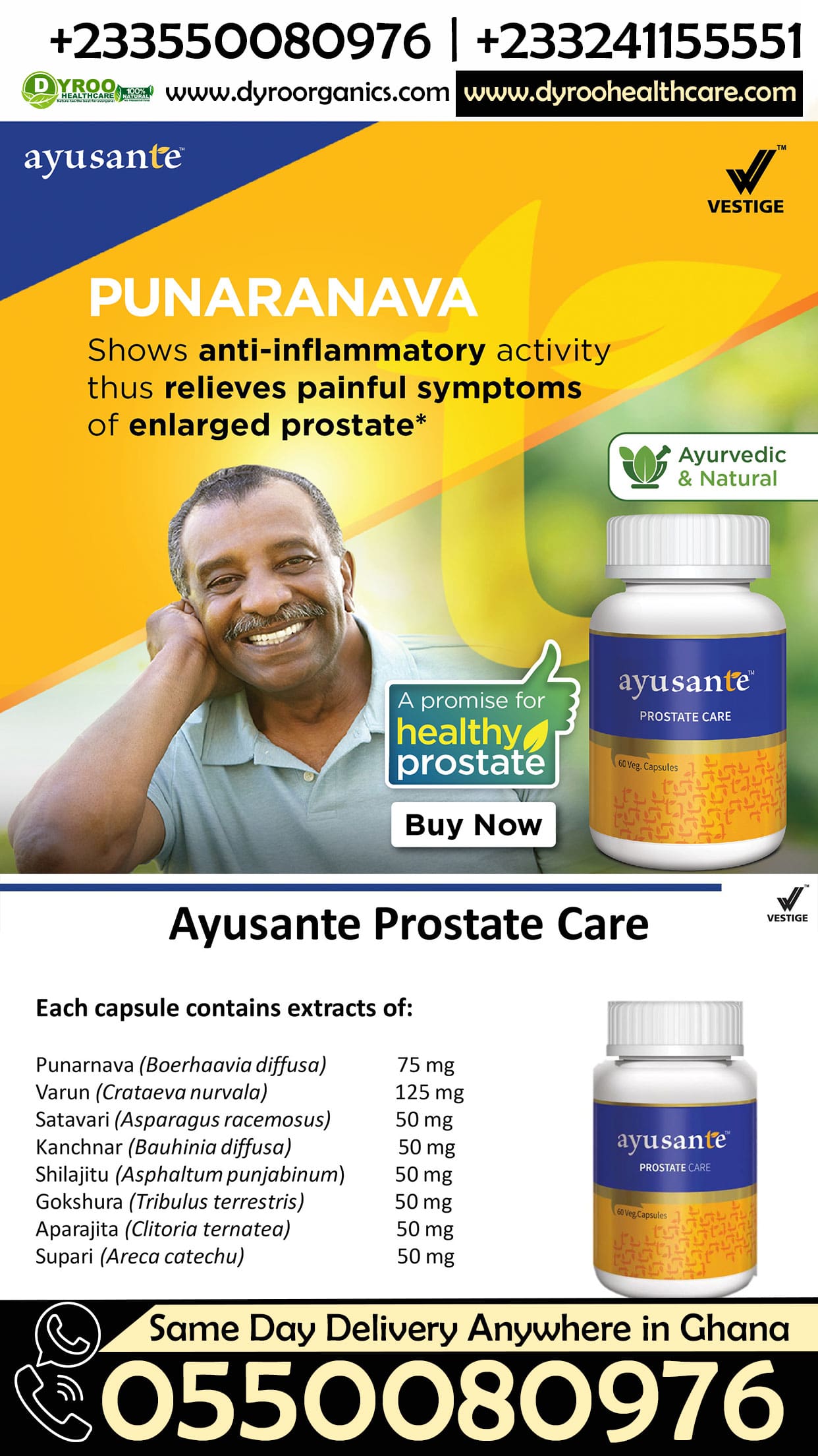 Ayusante Prostate Care Kumasi