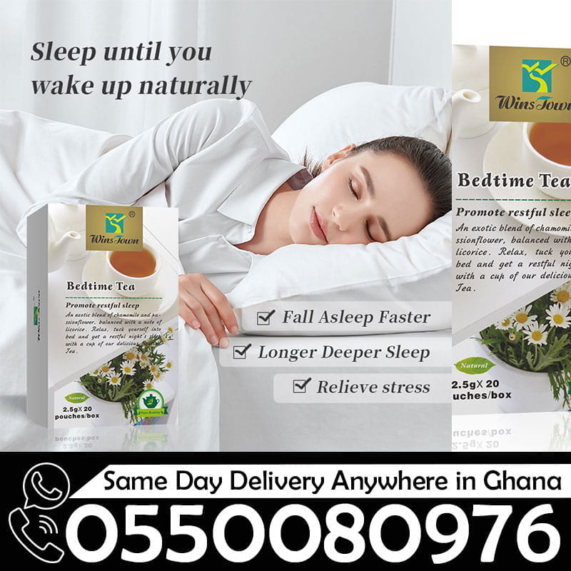 Dyroo Naturals Wins Town Bedtime Tea in a clear glass cup with herbal tea leaves and a cozy background.