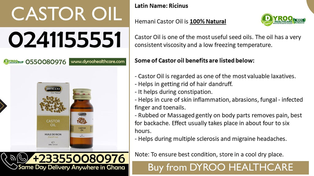 Benefits of Hemani Castor Oil 