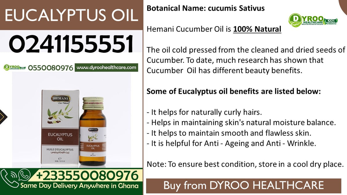 Benefits of Hemani Eucalyptus Oil