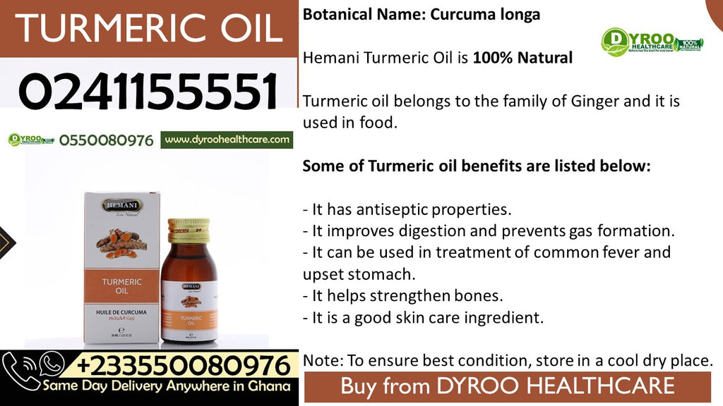 Benefits of Hemani Turmeric Oil
