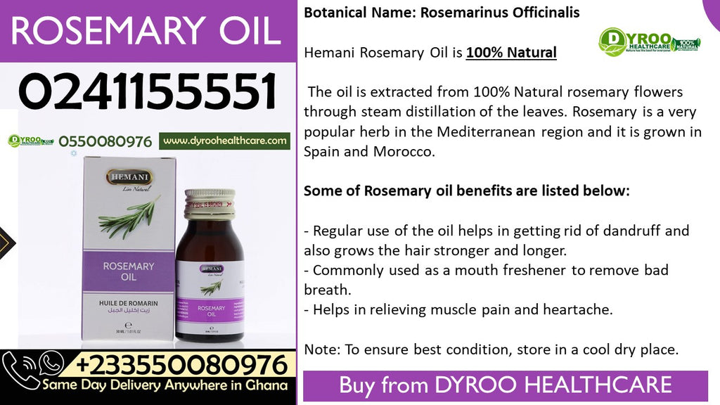 Hemani Rosemary Oil 30ml