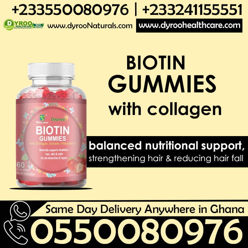 Biotin Gummies with Collagen, Keratin & Vitamin C