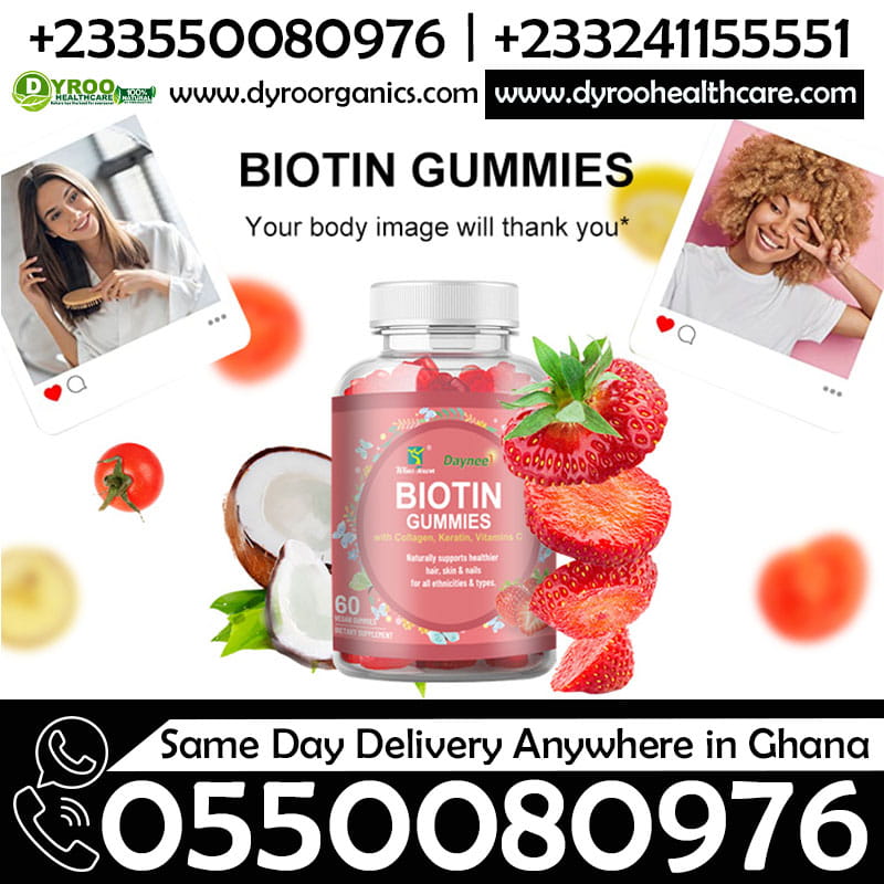 Biotin Gummies with Collagen, Keratin & Vitamin C