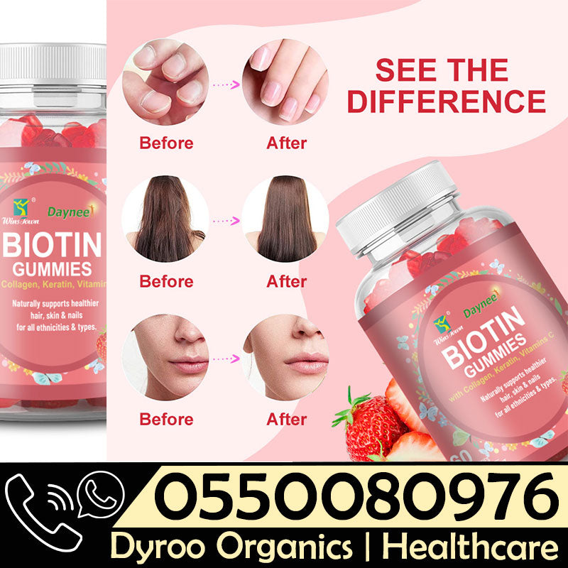 Biotin Gummies with Collagen, Keratin & Vitamin C