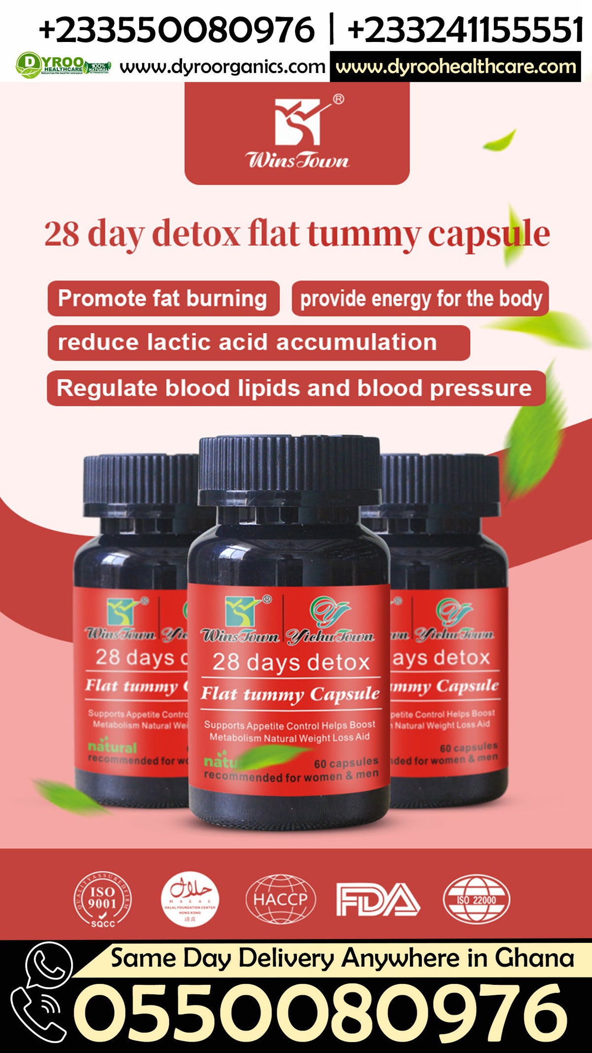 Buy 28 Days Detox Flat Tummy Capsules in Kumasi