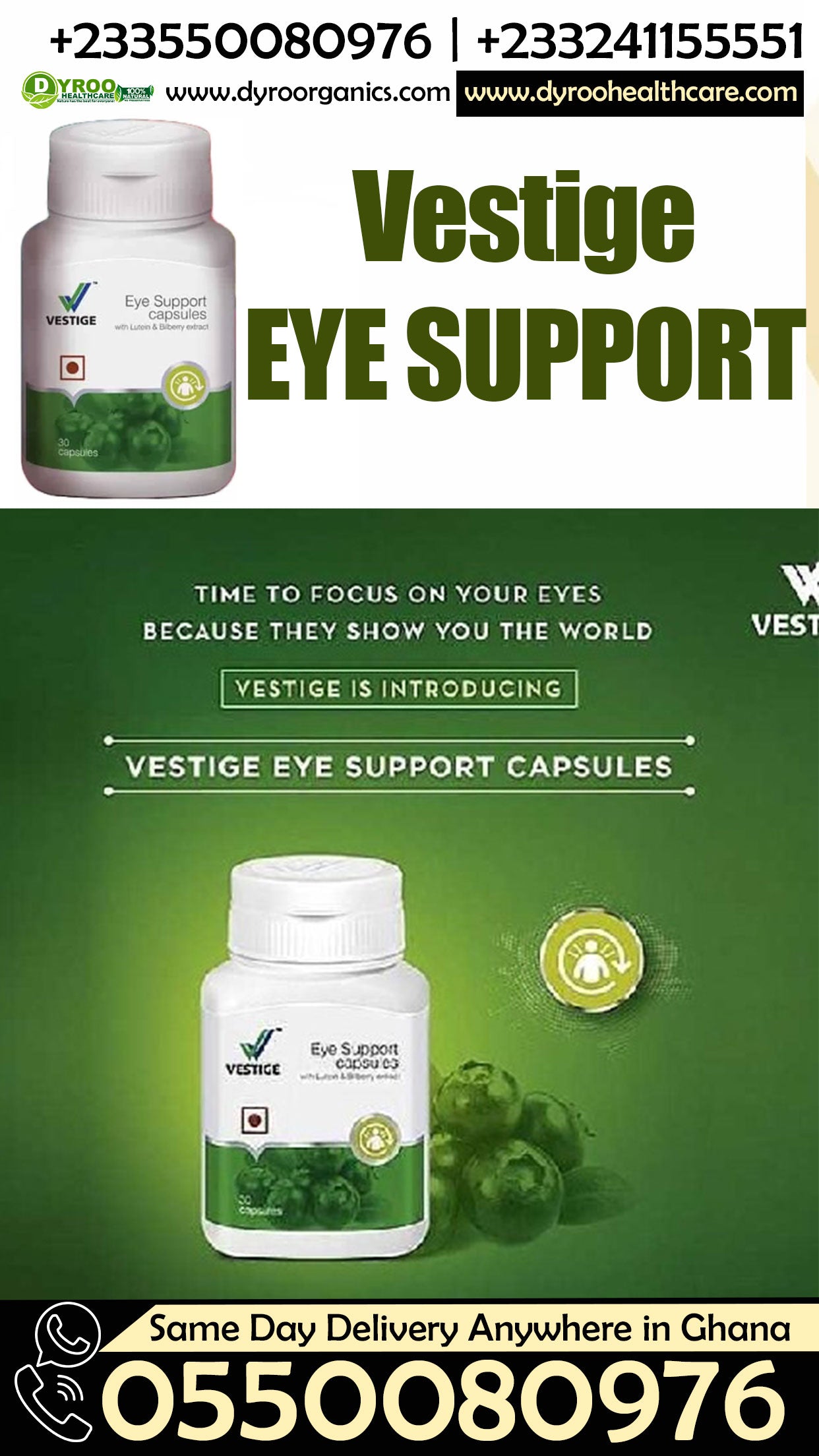 Buy Vestige Eye Support Capsules