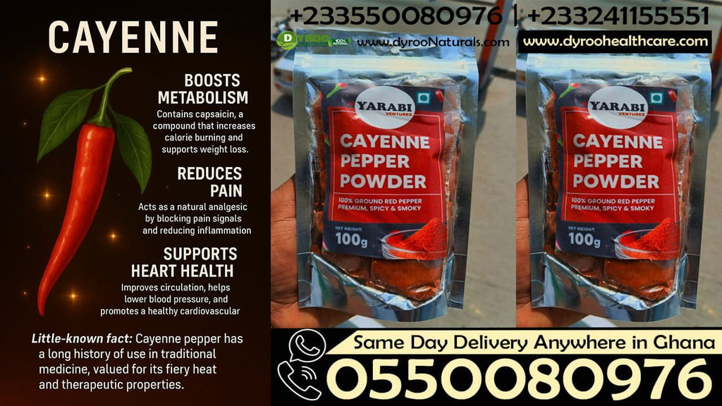 Cayenne Pepper Powder 100g | Raw Organic Powder