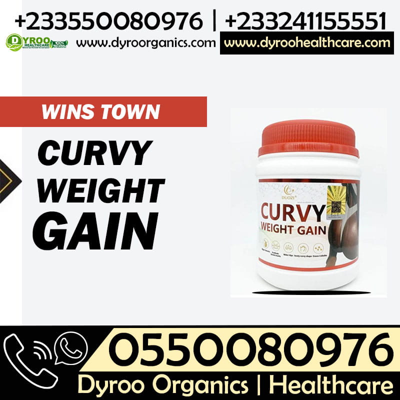 Duozi Curvy Weight Gain Powder by Dyroo Naturals in a 450g organic powder package, showcasing the product container and label.