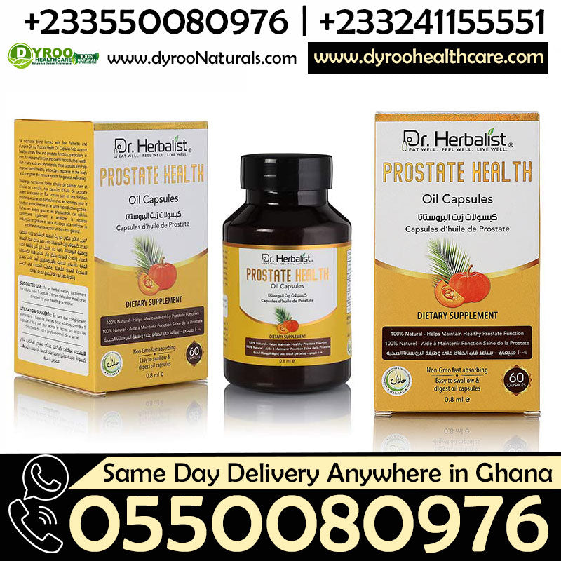 Dr. Herbalist Prostate Health Oil Capsules in Ghana