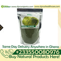 Organic fennel powder in a clear jar, showing fine yellowish-green fennel seeds powder from Dyroo Naturals.