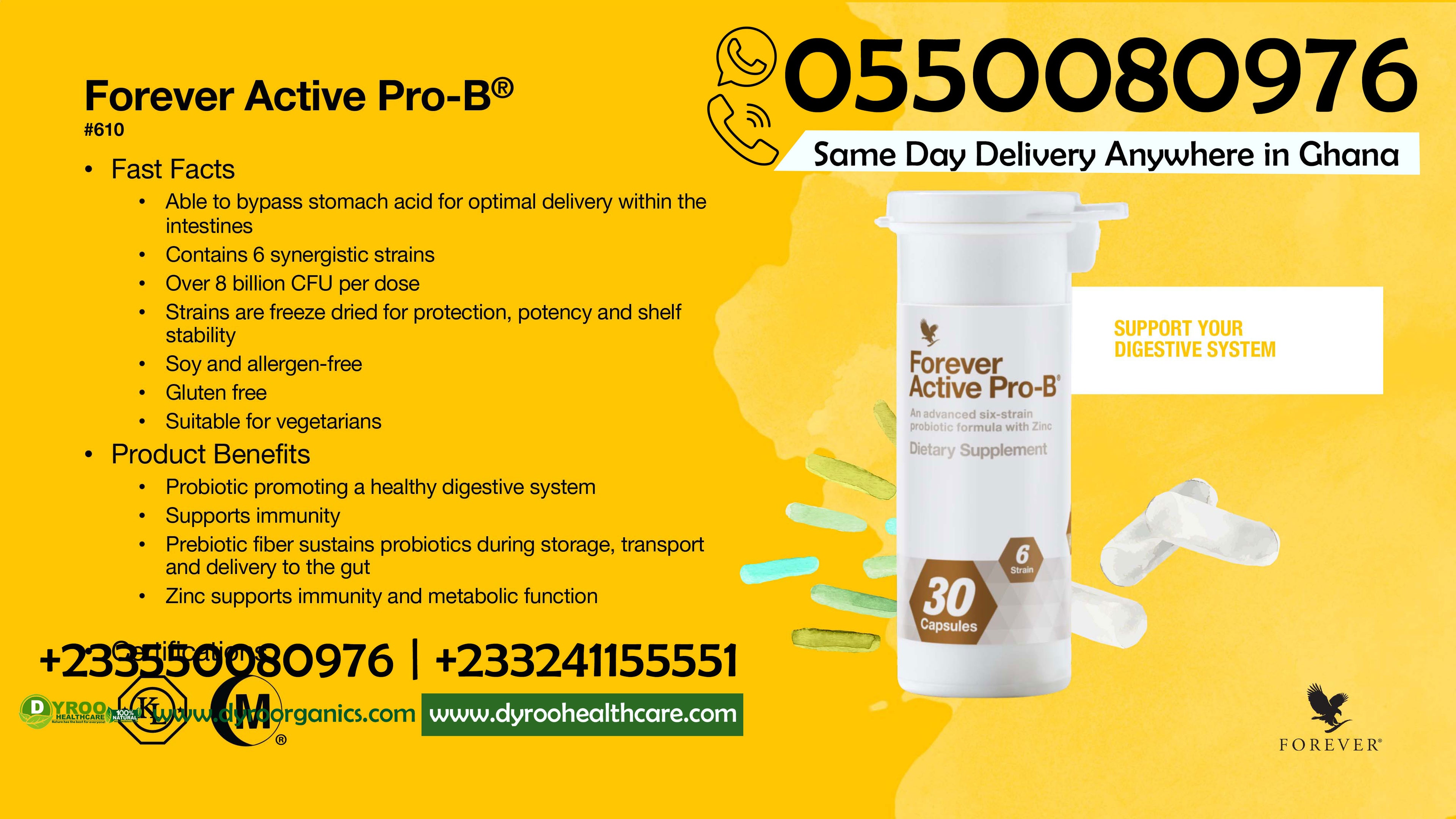 Forever Active Pro-B Benefits