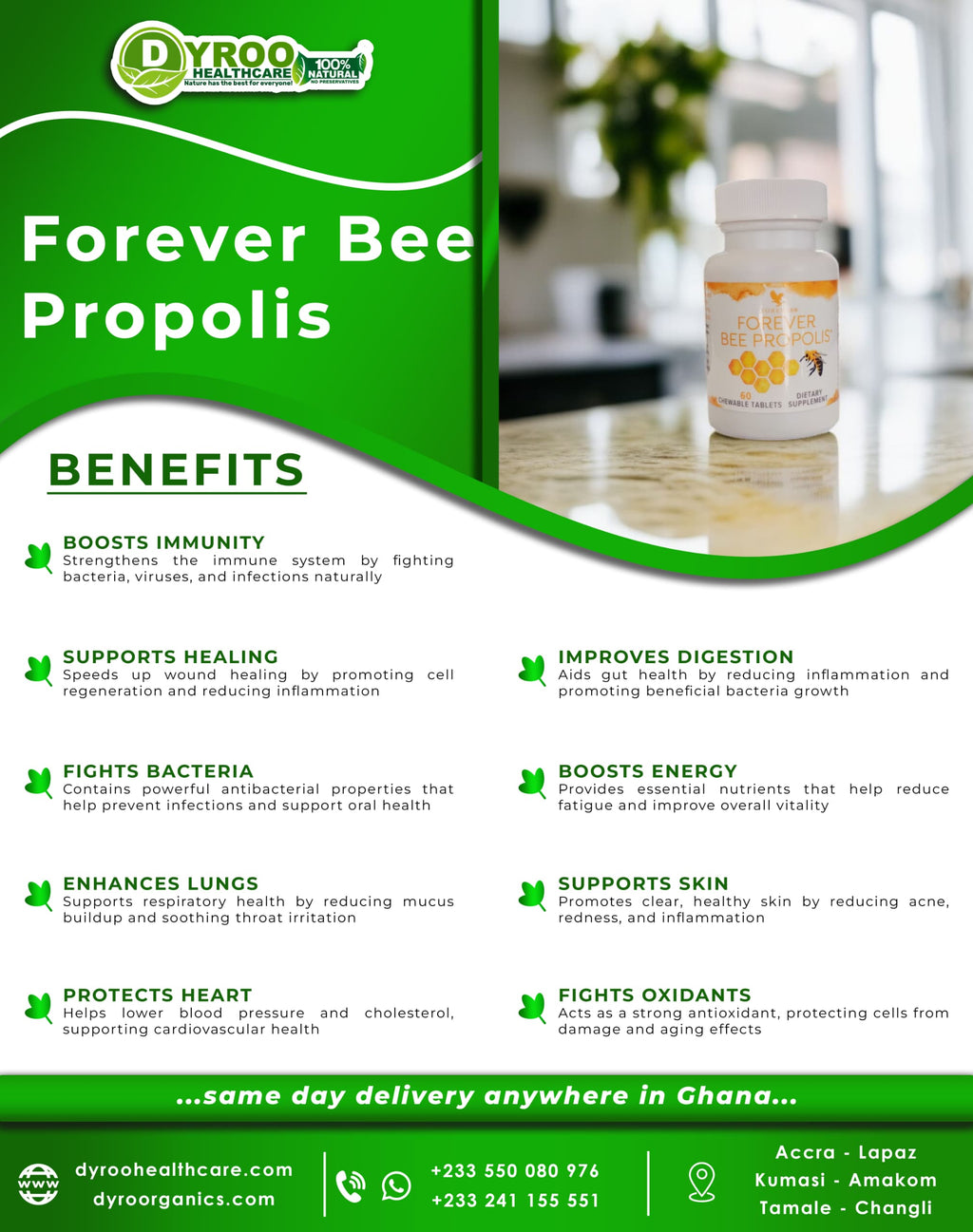 Forever Bee Propolis Benefits