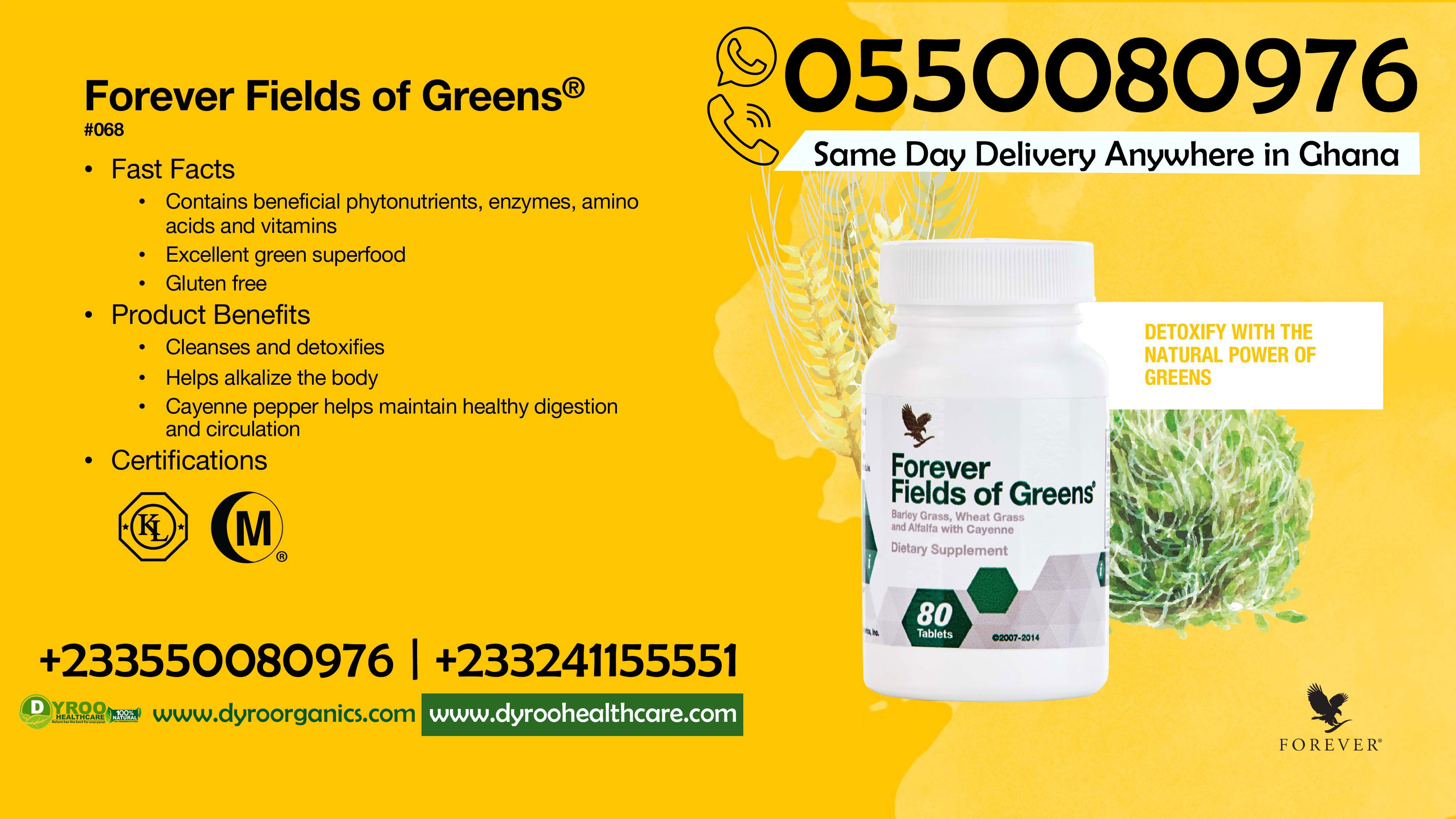Forever Fields of Greens benefits