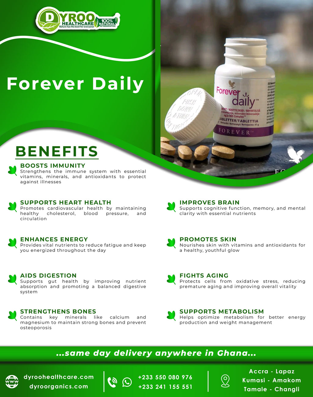 Forever Living Daily Benefits