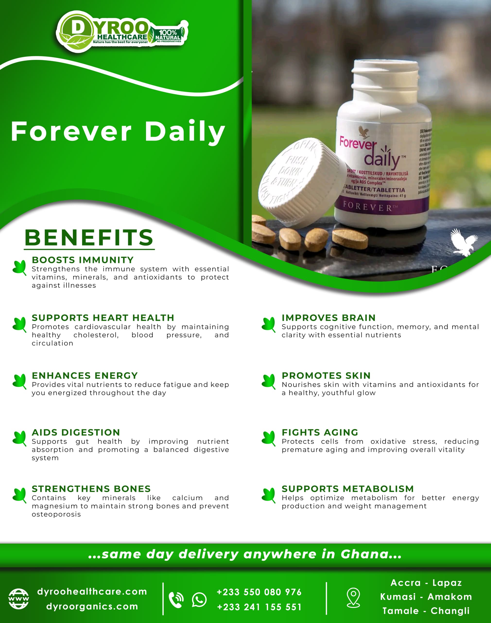 Forever Living Daily Benefits