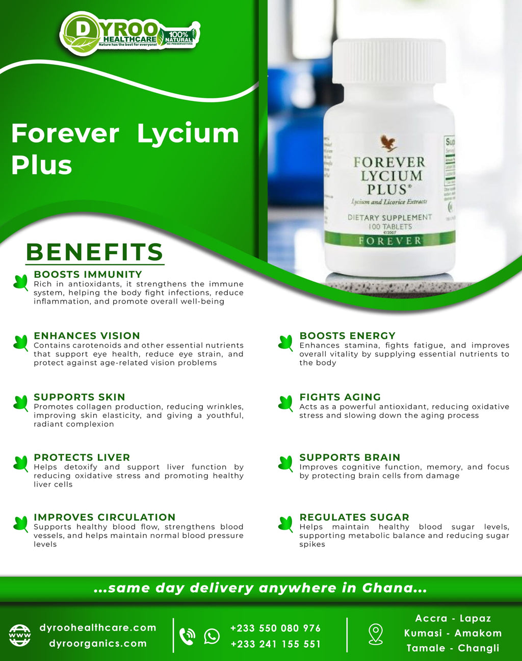 Forever Lycium Plus Benefits