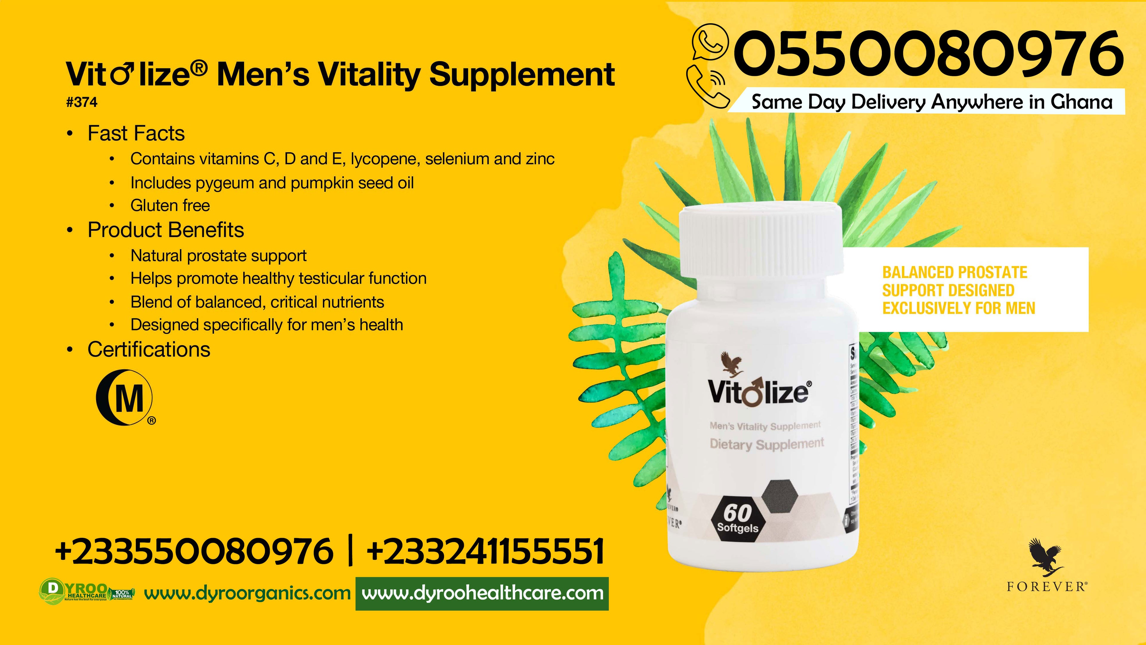 Forever Vitolize Men Takoradi