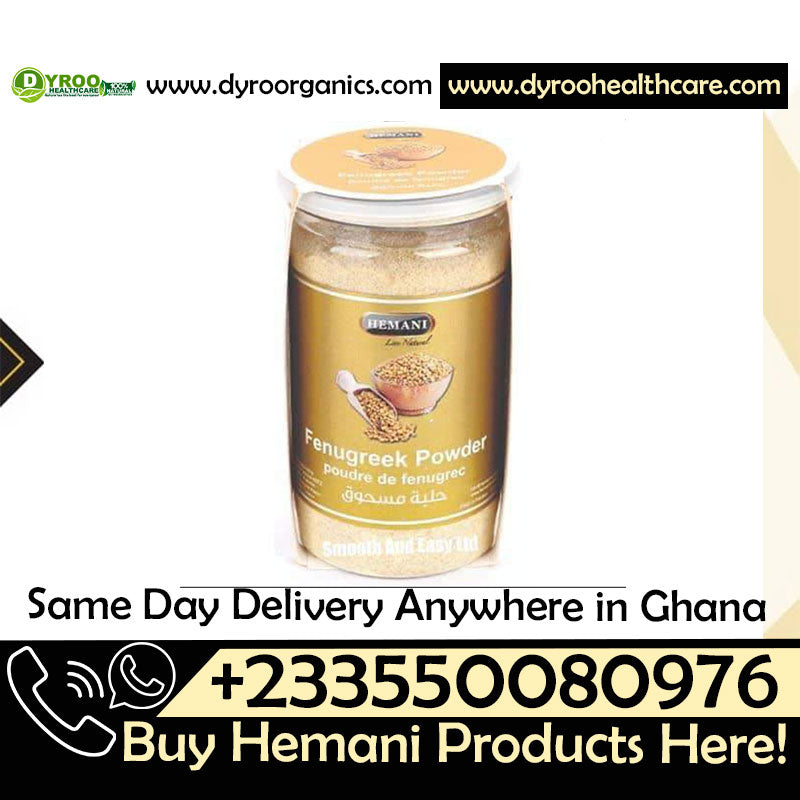Dyroo Naturals Hemani Fenugreek Seeds Powder in a 200g package, showcasing the organic powdered form of fenugreek seeds.