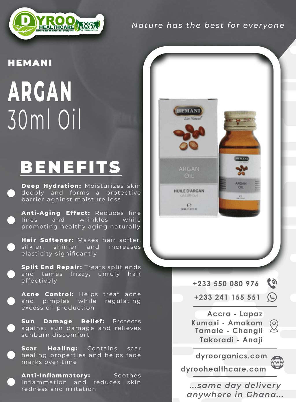 Hemani Argan Oil for Sale in Ghana