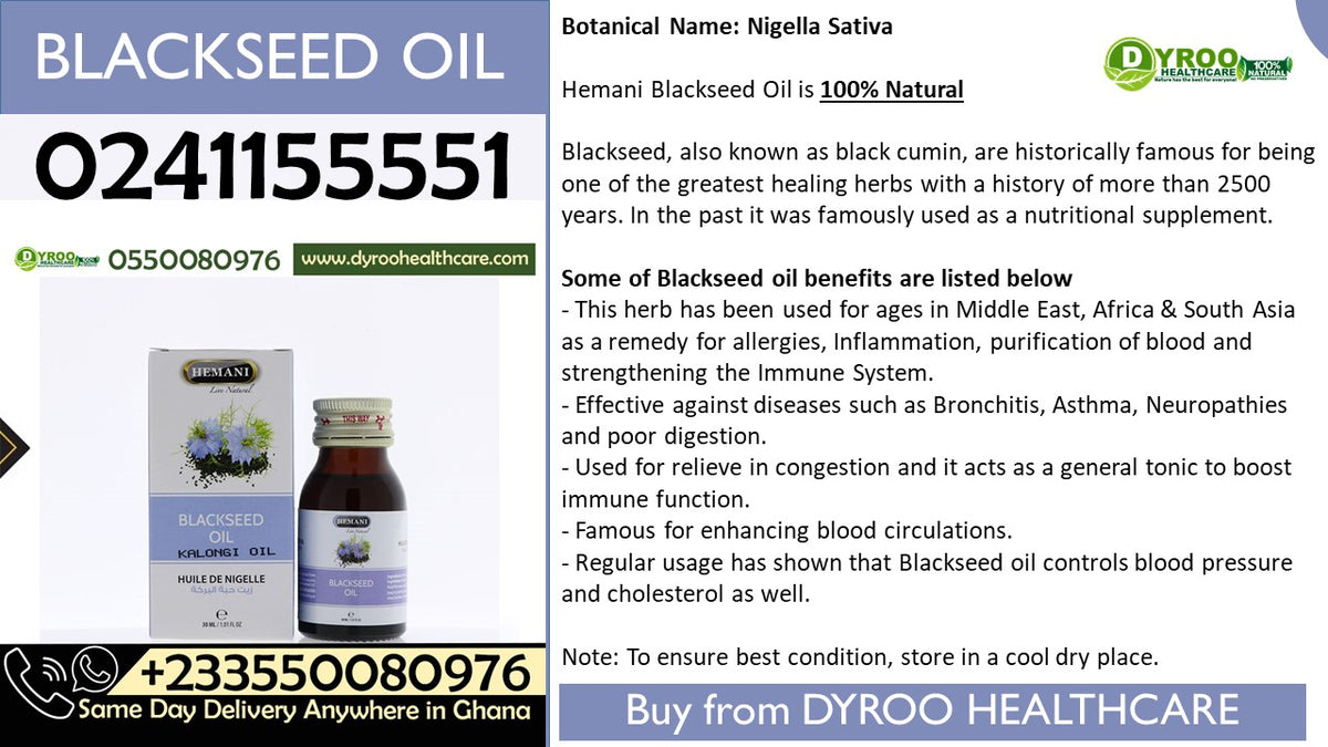 Hemani Blackseed Oil Benefits and Uses