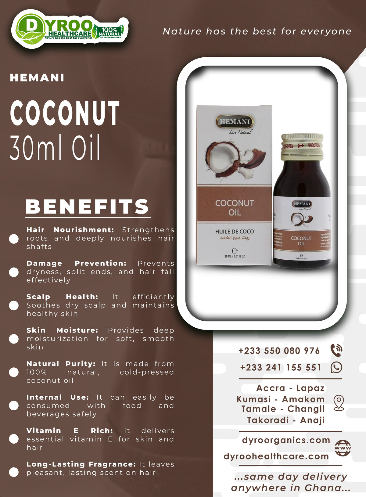 Hemani Coconut Oil Benefits