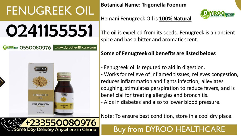 Hemani Fenugreek Oil Kumasi