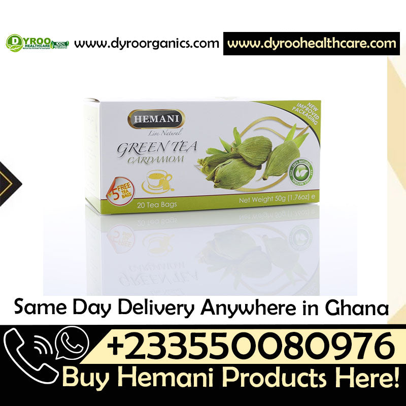 Hemani Green Tea Cardamom in Ghana