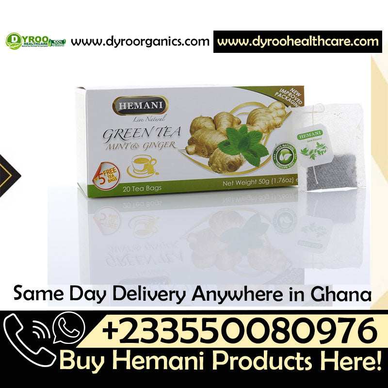 Hemani Green Tea Mint & Ginger