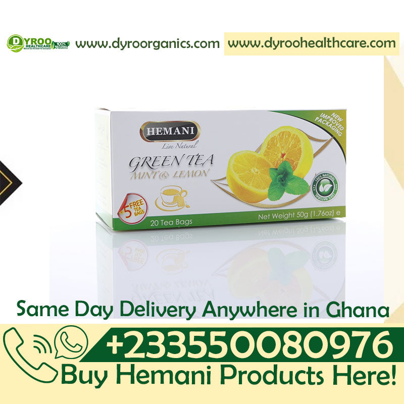 Hemani Green Tea Mint & Lemon Ghana
