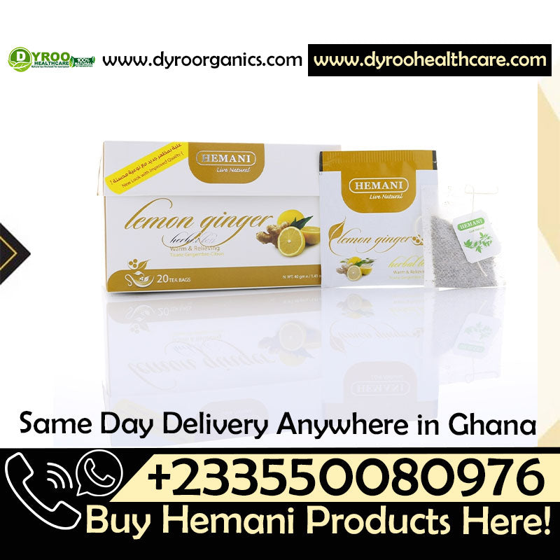 Hemani Lemon Ginger Herbal Tea - 20Teabags