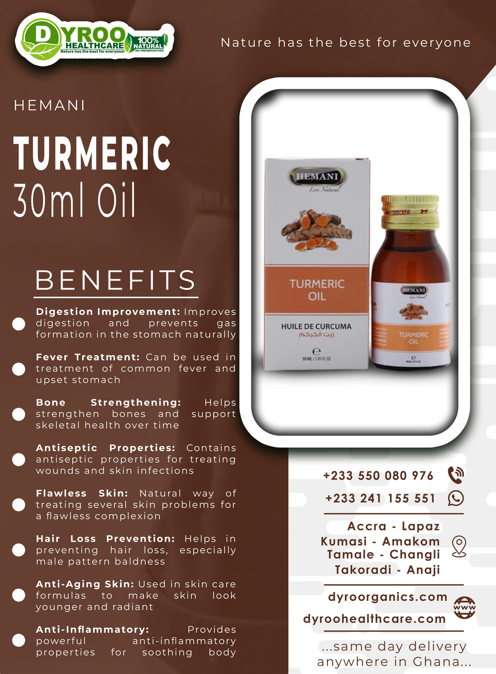Hemani Turmeric Oil Benefits