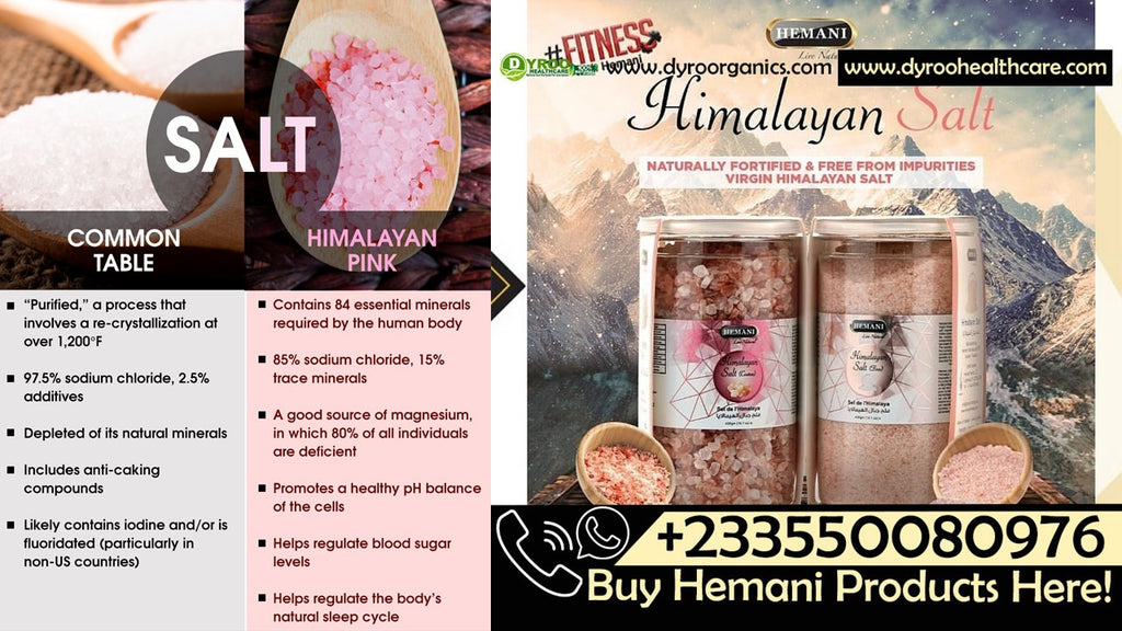 Organic Himalayan Pink Salt 400g from Dyroo Naturals, showing pink crystalline salt in a clear container.