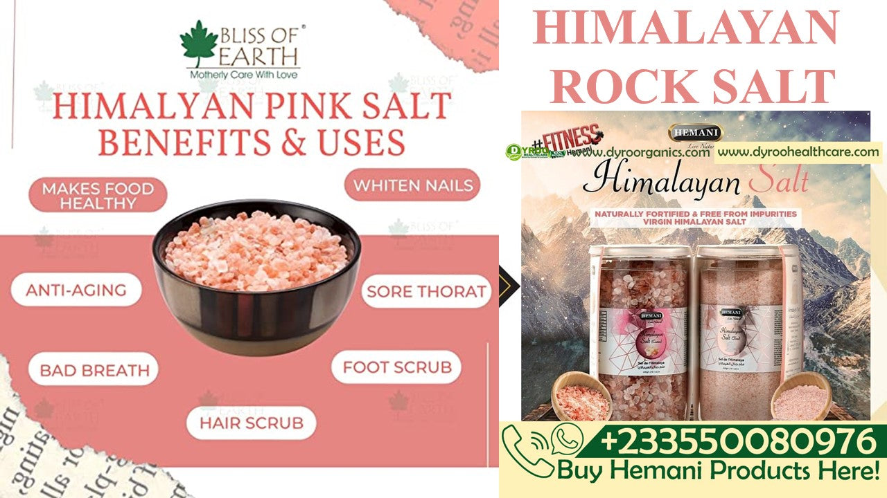 Organic Himalayan pink salt 400g from Dyroo Naturals, showing pink mineral-rich salt crystals in a clear jar.