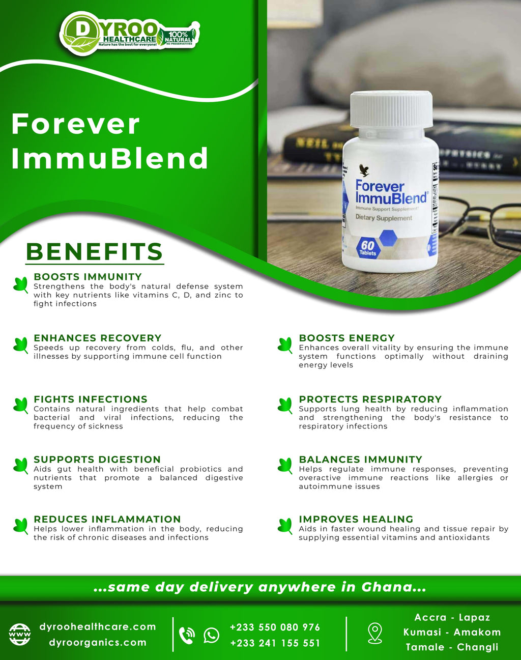 Forever Immublend 60 Tablets - Dyroo Naturals