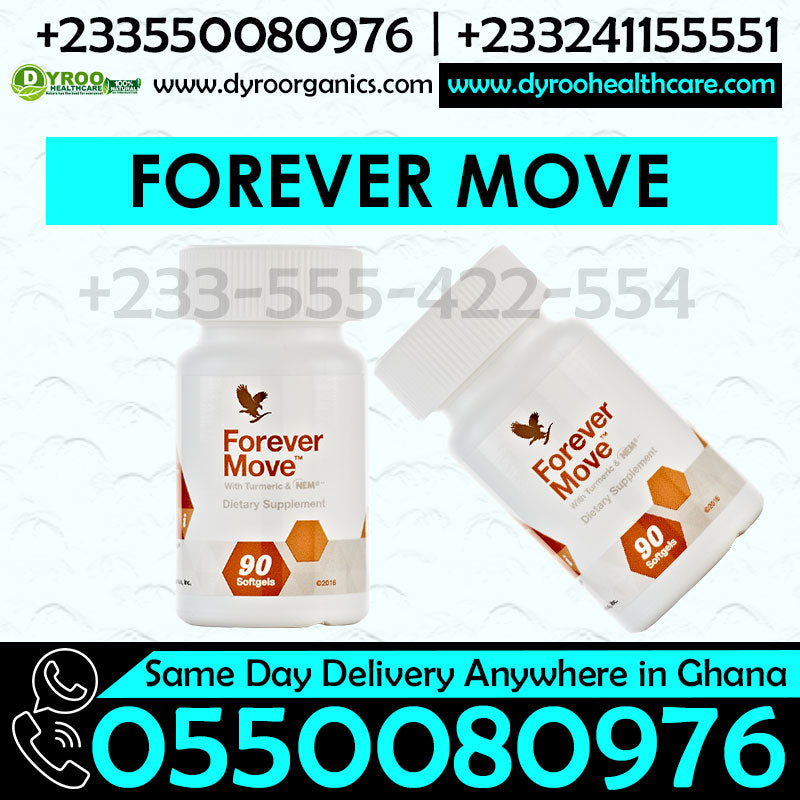 Dyroo Naturals Forever Move 120 softgels bottle with softgel capsules for joint support and mobility.