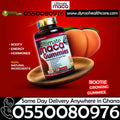 Dyroo Naturals Ultimate Maca Gummies, 120 fruity chewable supplements in a clear plastic bottle with label, close-up of gummies.