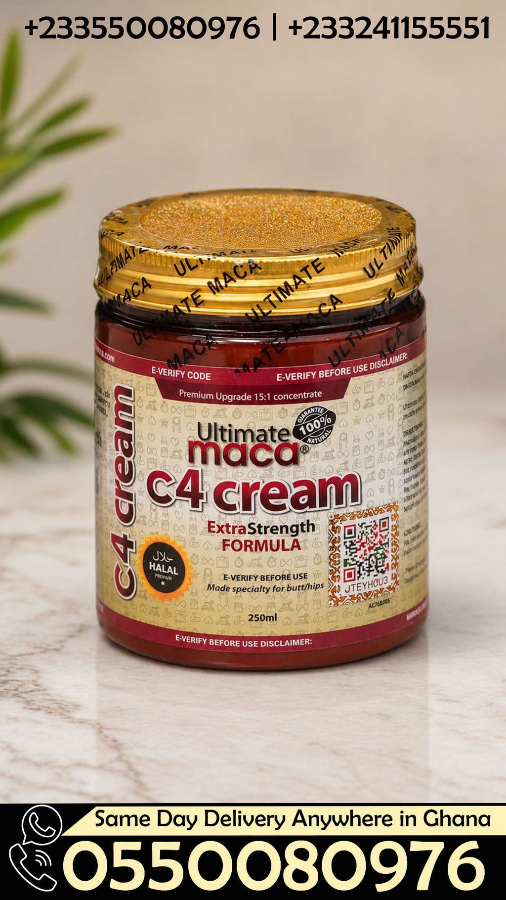 Ultimate Maca Cream in Volta