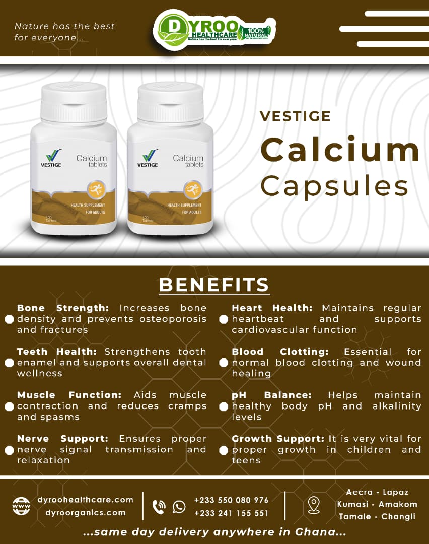 Vestige Calcium Benefits