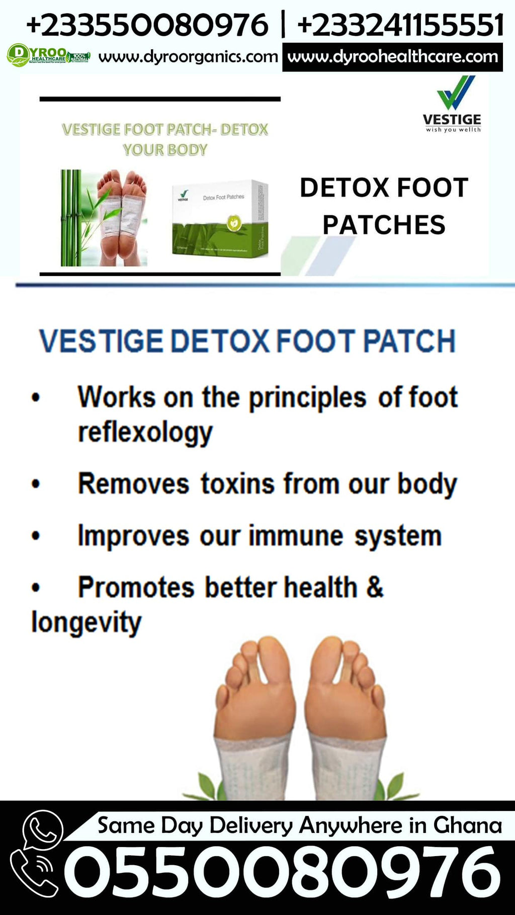 Vestige Detox Foot Patch Ghana