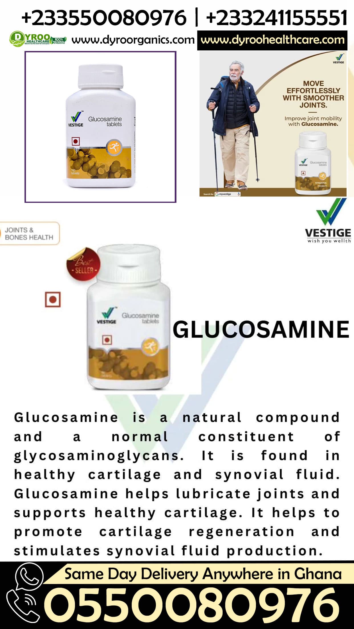 Vestige Glucosamine Lapas