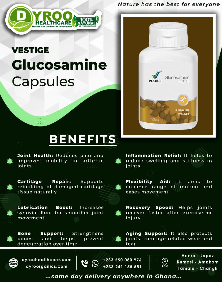 Vestige Glucosamine Tablets Benefits