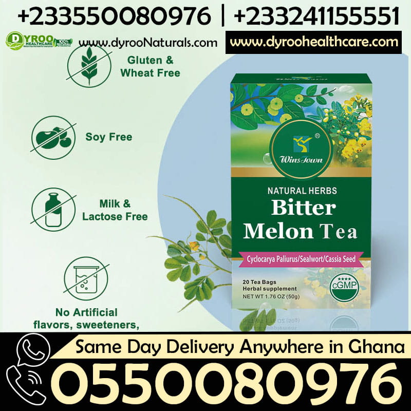 Wins Town Bitter Melon Tea in Ghana