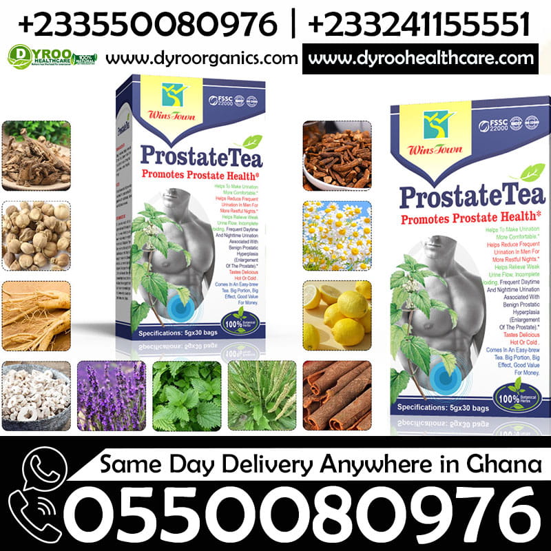 Wins Town Prostate Tea in Ghana