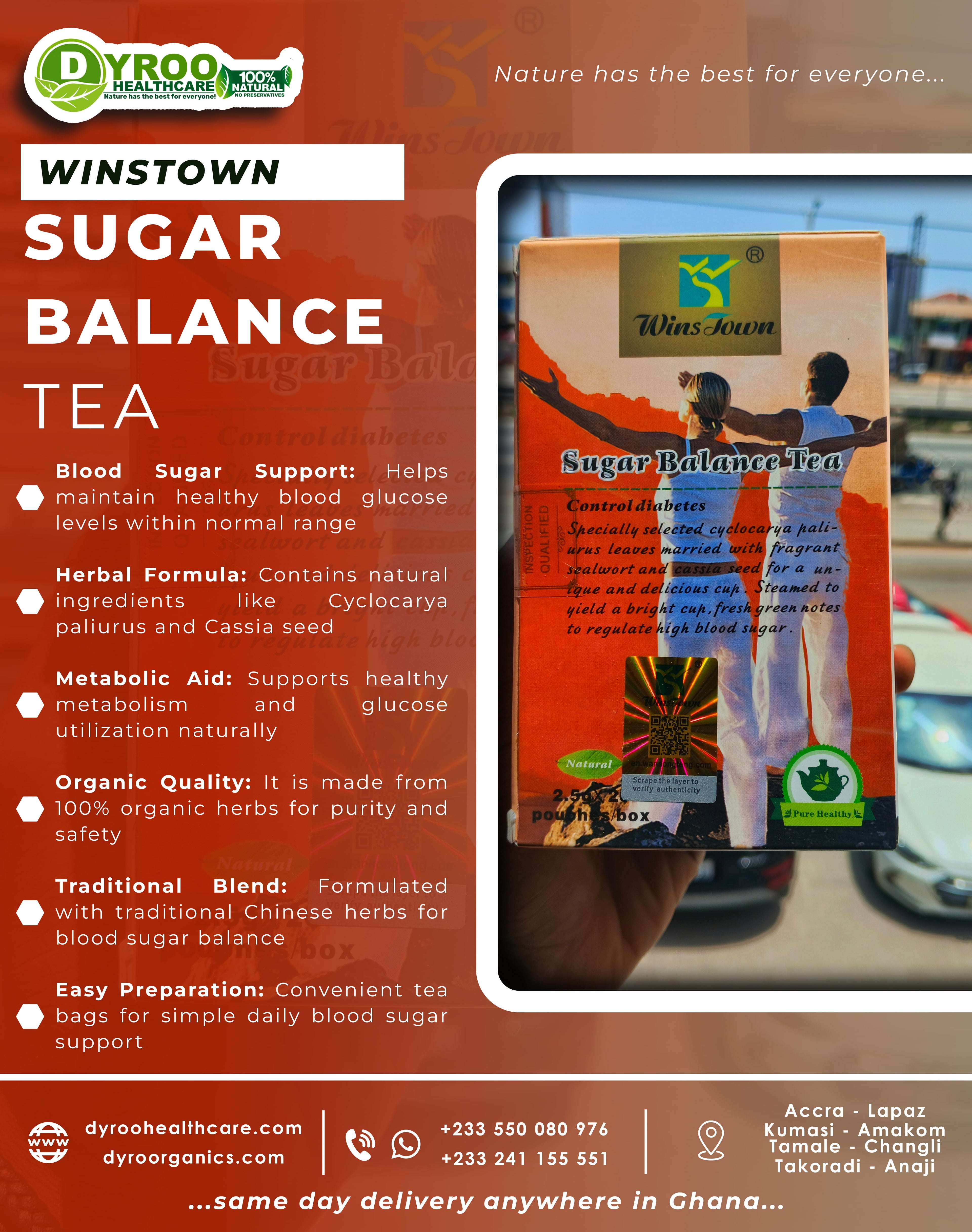 Wins Town Sugar Balance Tea Benefits